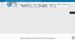 Desktop Screenshot of delhischoolofdesign.com